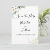 フラット セーブ・ザ・デート カード (スタンド正面)