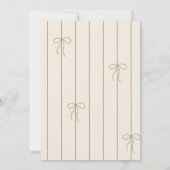 フラット セーブ・ザ・デート カード (裏面)