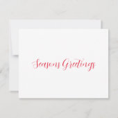 フラット ノート カード (裏面)