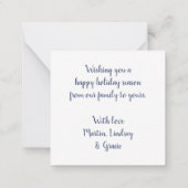 フラット ノート カード (裏面)