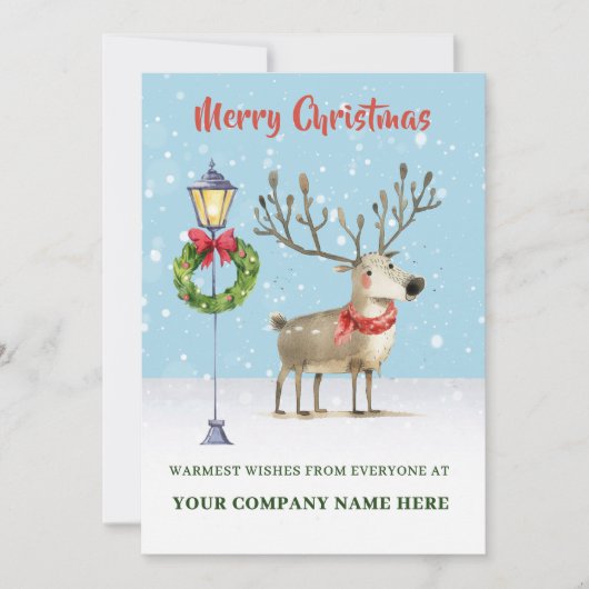 フラット ホリデー カード (正面)