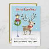 フラット ホリデー カード (正面/裏面)