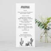 フラット メニュー (スタンド正面)