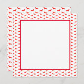 フラット·招待状, 5.25 x 5.25#フラットモデル# 招待状 (正面/裏面)