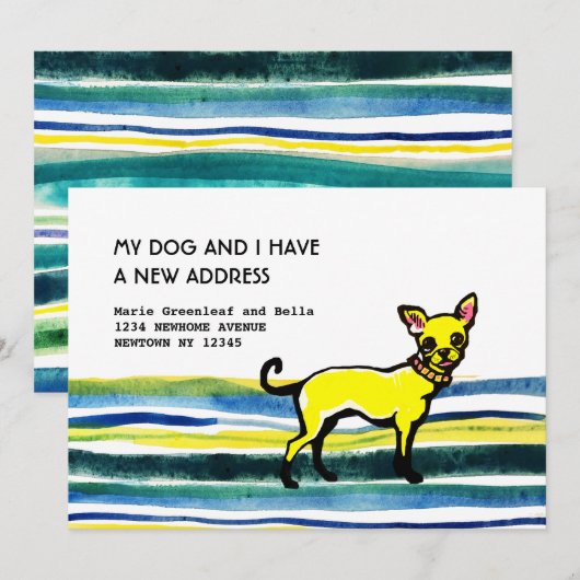 フラット 発表 カード (正面/裏面)