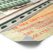 フラッドビュー建物 ポスター (角)