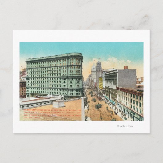 フラッドビュー建物 ポストカード (正面)