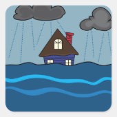 フラッド・ハウス スクエアシール (正面)