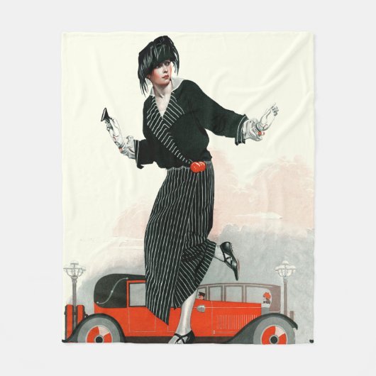 フラッパーおよびロードスター フリースブランケット (正面)