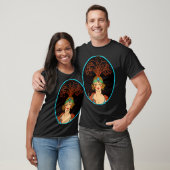 フラッパーのアールデコスケッチ Tシャツ (ユニセックス)