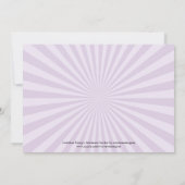 フラッパーのブライダルシャワーの招待状 招待状 (裏面)