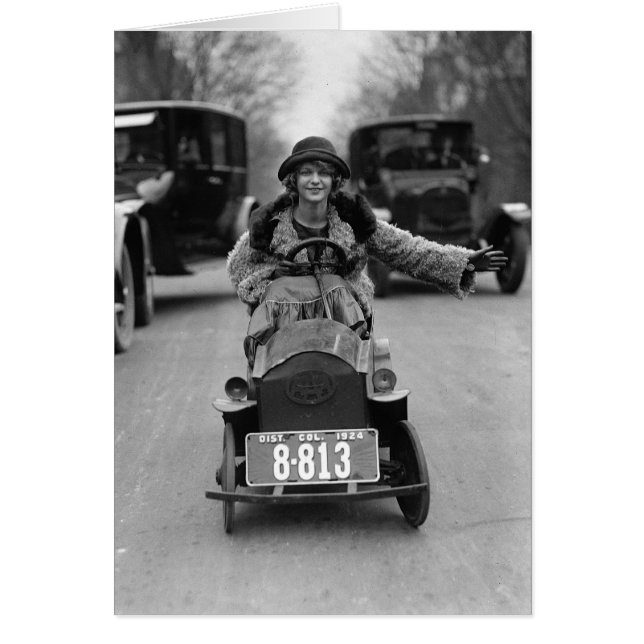 フラッパーのペダルカー, 1924年 (正面)