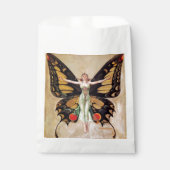 フラッパーの女の子の蝶への変態1922 フェイバーバッグ (正面)