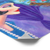 フラッパーの女の子は20代のマウス蓄音機 ポスター (角)