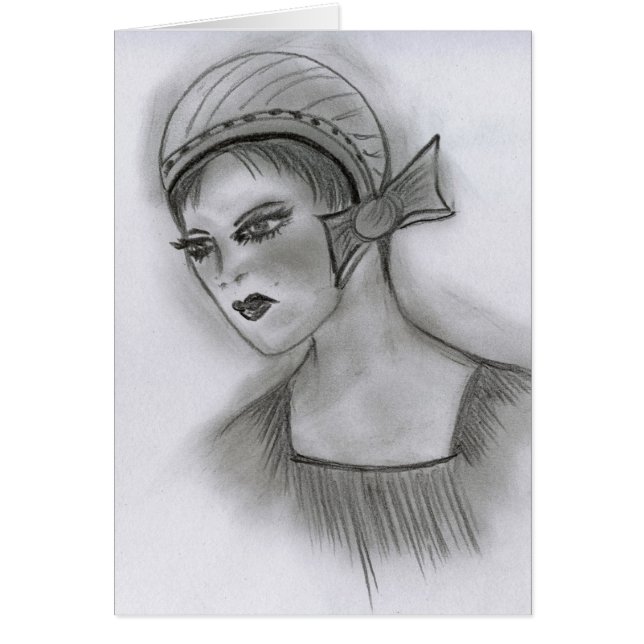 フラッパーの女の子 (正面)