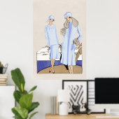 フラッパーの女性 ポスター (ホームオフィス)