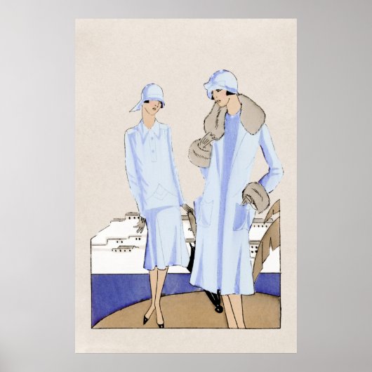 フラッパーの女性 ポスター (正面)