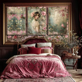 フラッパーガールヴィンテージ新しいポートレートアート 薄葉紙