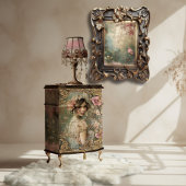 フラッパーガールヴィンテージ新しいポートレートアート 薄葉紙