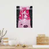 フラッパーガール踊り ポスター (キッチン)