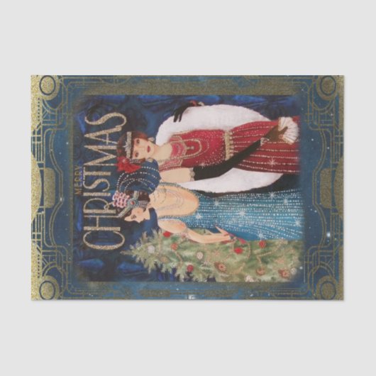 フラッパーズヴィンテージクリスマスティッシュペーパー 薄葉紙 (正面)