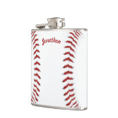 フラッパーソナライズされたク野球 フラスク (左)