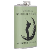 フラッパーソナライズされたク バチェラーゴルフ週末 フラスク (右)