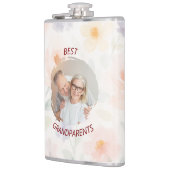 フラッパーソナライズされたク | 最高の祖父母 フラスク (左)