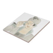 フラッパーファッションスケッチ タイル (側面)