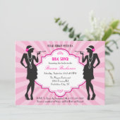 フラッパーブライダルシャワーの招待 招待状 (スタンド正面)