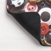 フラッパーボタンのコラージュ マウスパッド (コーナー)