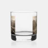 フラッパー女の子サンライズクフーピラミッド、エジプト1920 ウイスキーグラス (左)