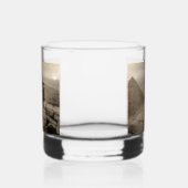 フラッパー女の子サンライズクフーピラミッド、エジプト1920 ウイスキーグラス (右)