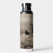 フラッパー女の子サンライズクフーピラミッド、エジプト1920 ウォーターボトル (左面)