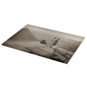 フラッパー女の子サンライズクフーピラミッド、エジプト1920 カッティングボード (角)