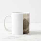 フラッパー女の子サンライズクフーピラミッド、エジプト1920 コーヒーマグカップ (左)