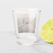 フラッパー女の子サンライズクフーピラミッド、エジプト1920 ショットグラス (裏面)