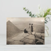 フラッパー女の子サンライズクフーピラミッド、エジプト1920 シーズンカード (スタンド正面)