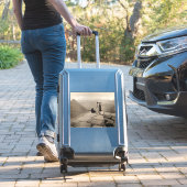 フラッパー女の子サンライズクフーピラミッド、エジプト1920 シール (スーツケースインサイチュ)