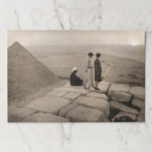 フラッパー女の子サンライズクフーピラミッド、エジプト1920 ペーパーパッド (正面)