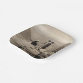 フラッパー女の子サンライズクフーピラミッド、エジプト1920 ペーパープレート (傾斜あり)