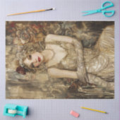 フラッパー女の子2 薄葉紙 (クラフト)