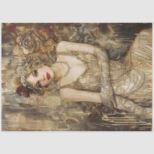 フラッパー女の子2 薄葉紙 (正面)