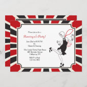 フラッパー招待状 招待状 (正面/裏面)