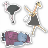 フラッパー時代のステッカーパック シール (正面)