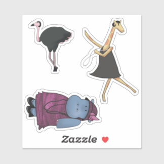 フラッパー時代のステッカーパック シール