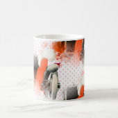 フラッパー水玉模様 コーヒーマグカップ (中央)