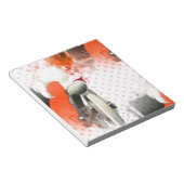 フラッパー水玉模様 ノートパッド (アングル)