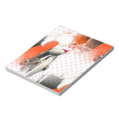 フラッパー水玉模様 ノートパッド (回転)