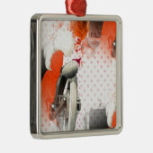 フラッパー水玉模様 メタルオーナメント (右)